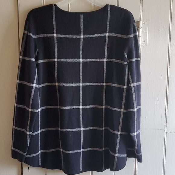 Alfred Sung Plaid Tunic Sweater Size XXL - Picture 3 of 3